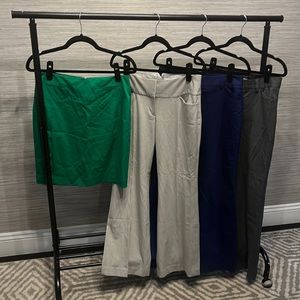 Collection of 4 Express dress bottoms
